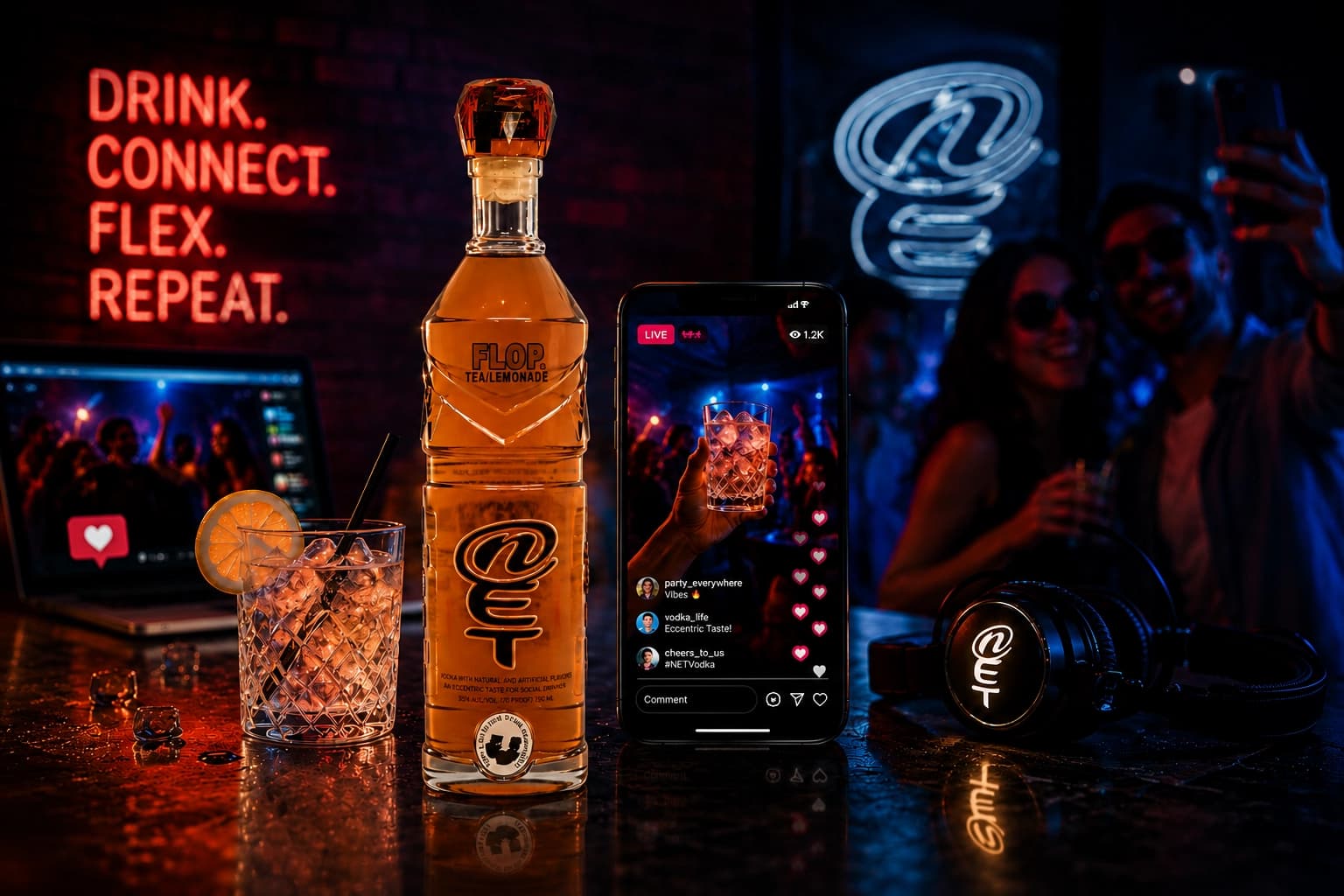 NET Vodka master distiller preparing a bottle beside a copper still